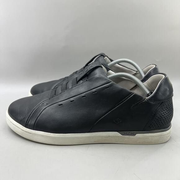 Kizik New York Hands Free Slip On Shoes Men Size 11.5 Wide Black Leather Sneaker main image 5
